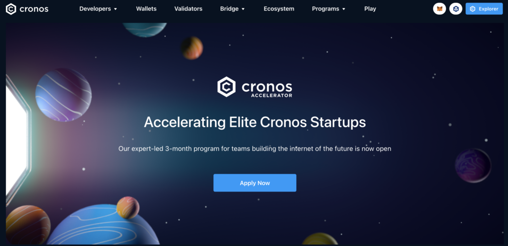 仮想通貨Cronos(クロノス)の公式サイト